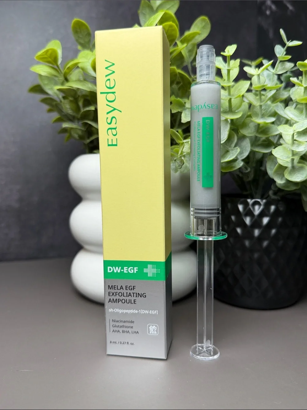 Mela EGF Exfoliating Ampoule — Green